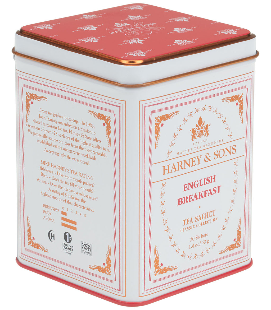 English Breakfast, Classic Tin of 20 Sachets