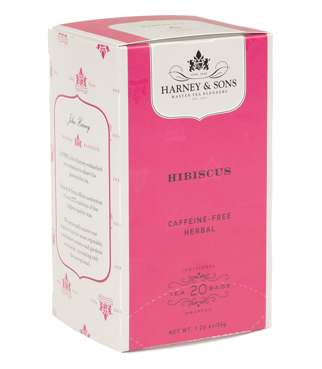 Hibiscus, Box of 20 Premium Teabags