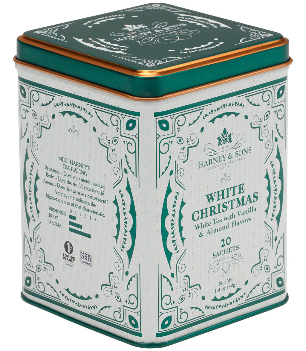 White Christmas Tea, Tin of 20 Sachets