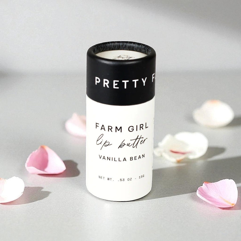 Vanilla Bean Tallow Lip Butter in Eco-Friendly Travel Tubes