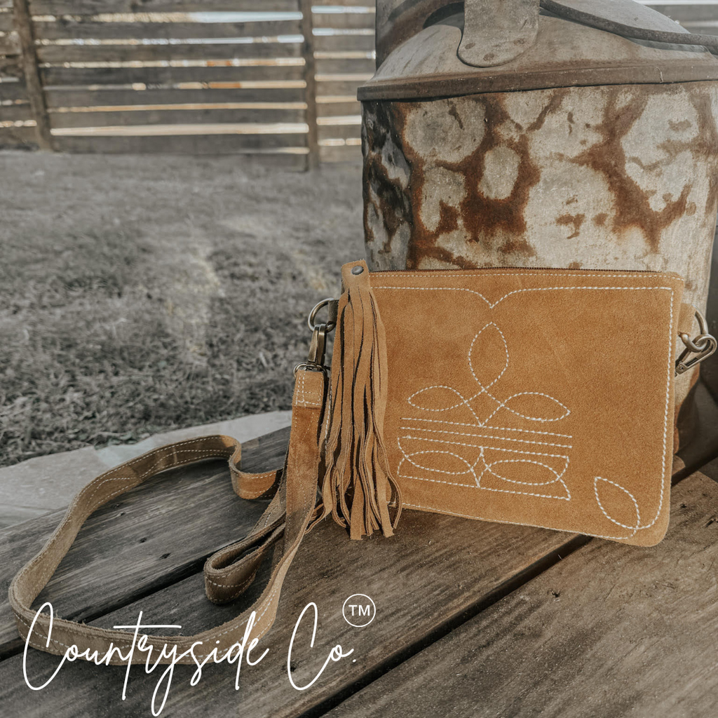 Becca Suede Leather Purse