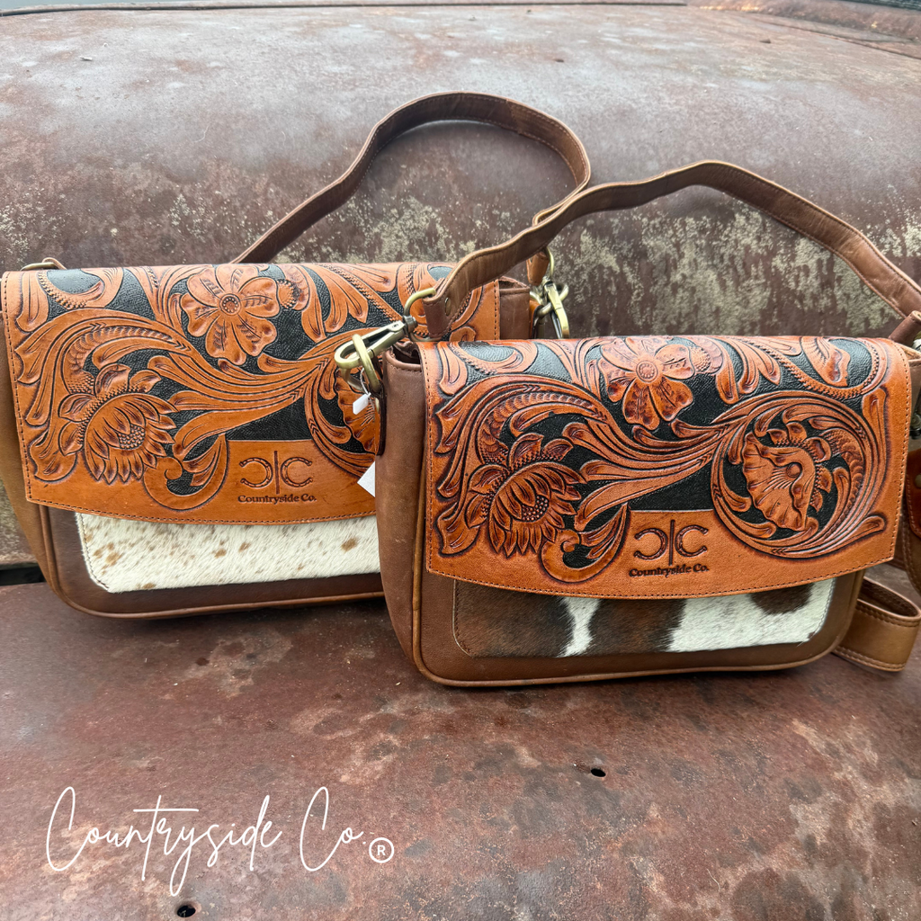 Grace Tooled Leather Purse