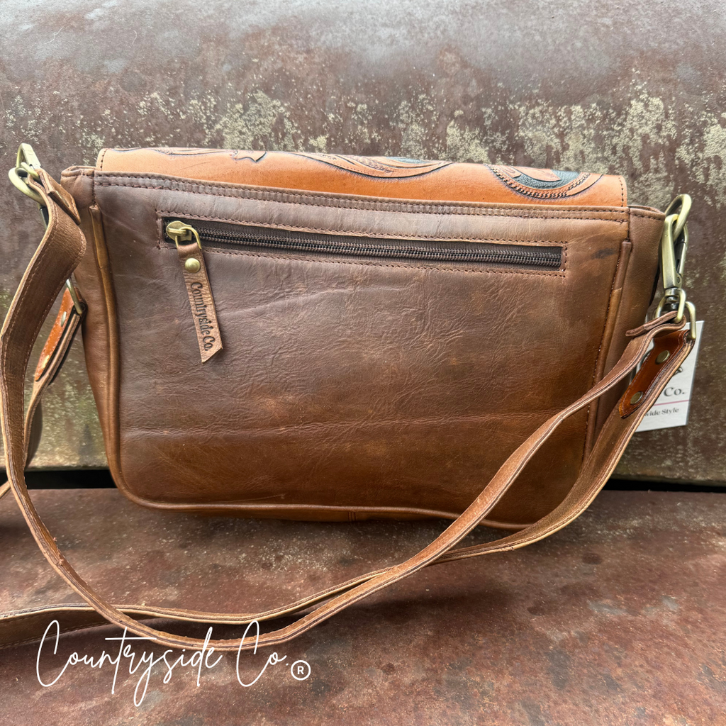 Grace Tooled Leather Purse