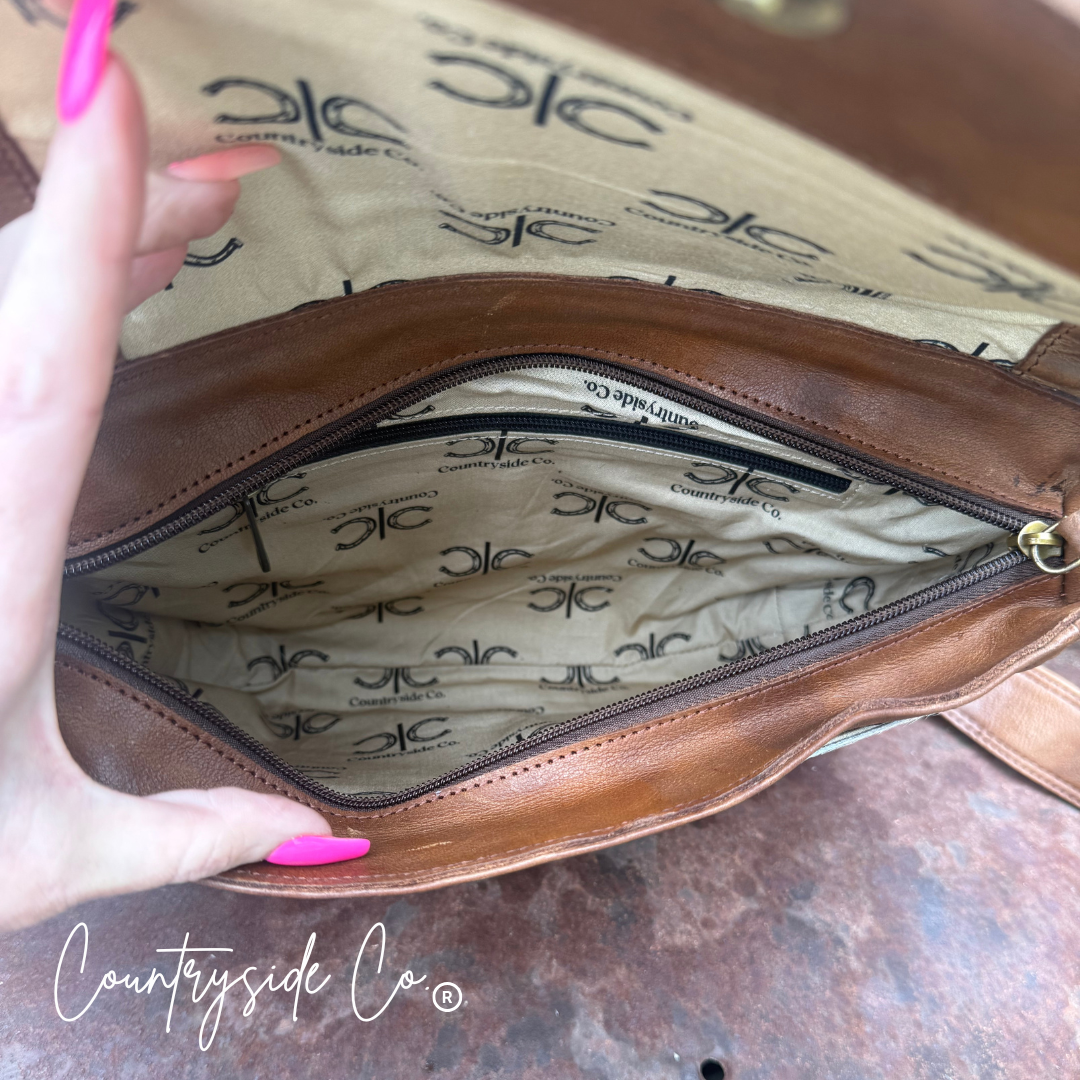 Grace Tooled Leather Purse