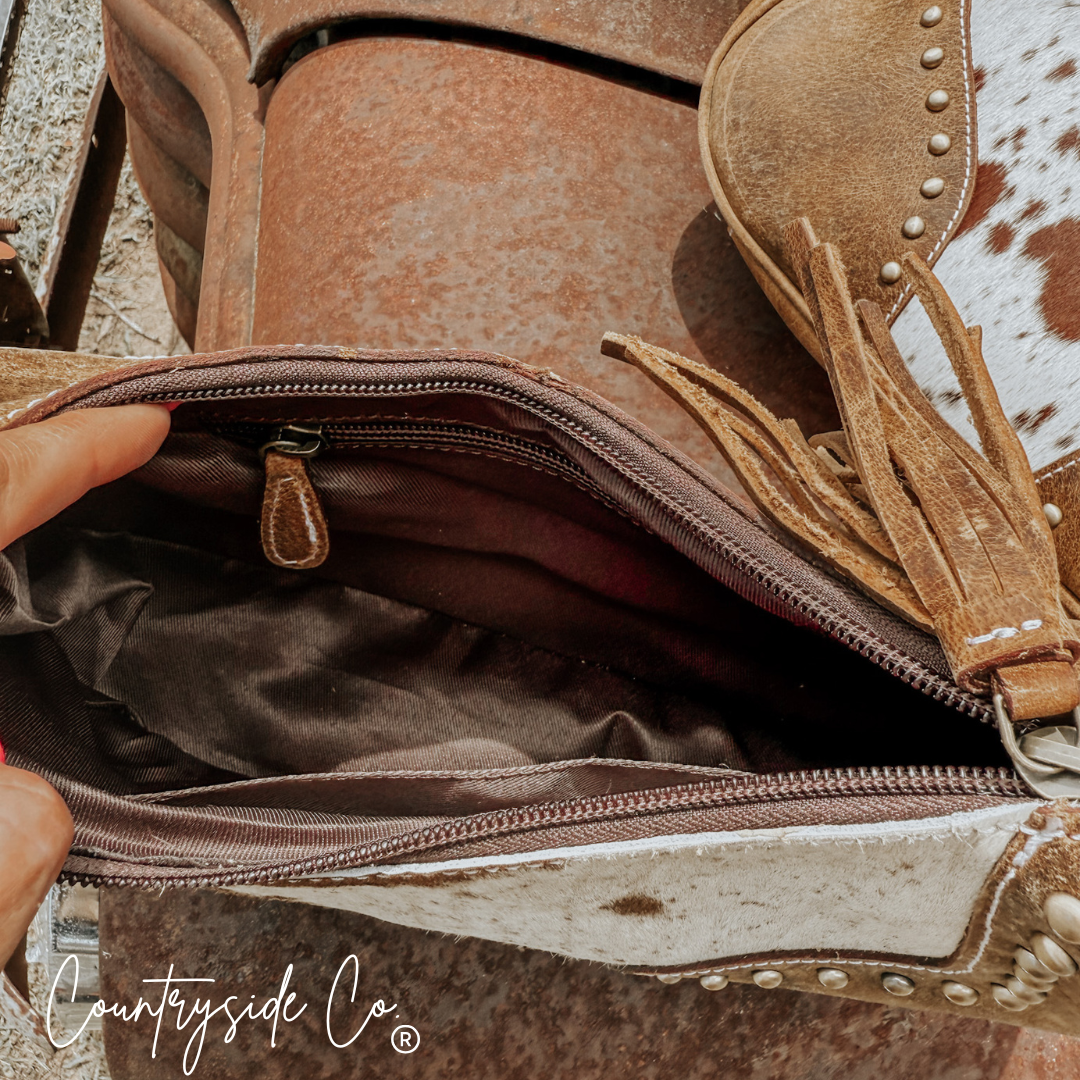 Rodeo Royalty Cowhide Leather Handbag