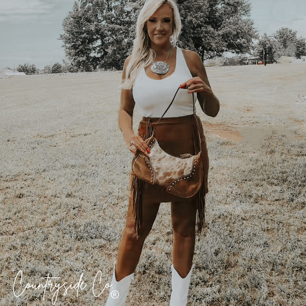 Rodeo Royalty Cowhide Leather Handbag
