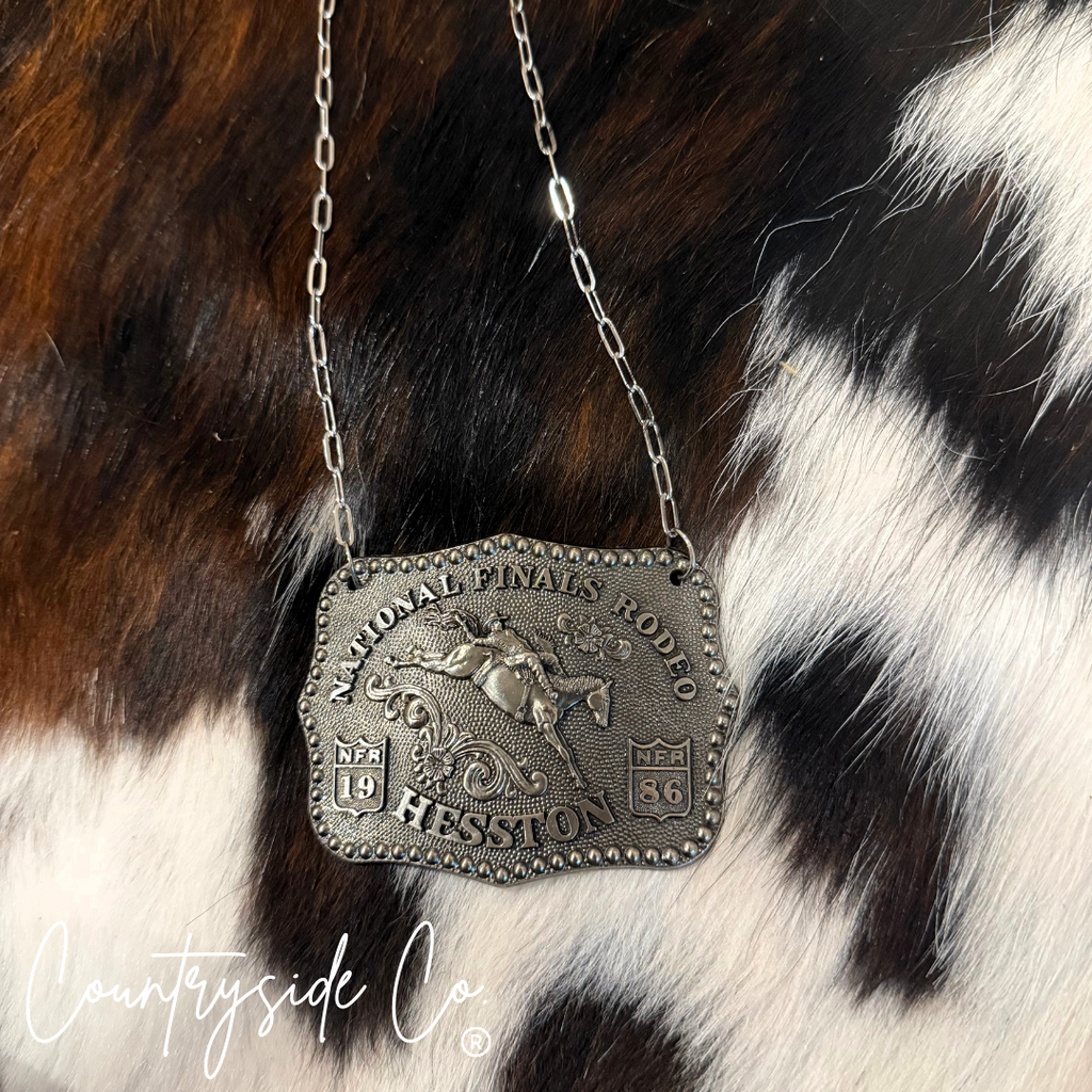 Vintage NFR Buckle Necklace