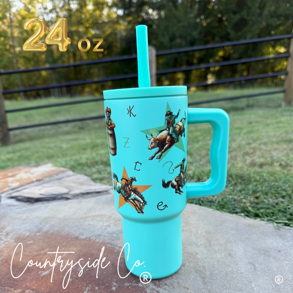 Rodeo Time 24oz Insulated Tumbler Cup