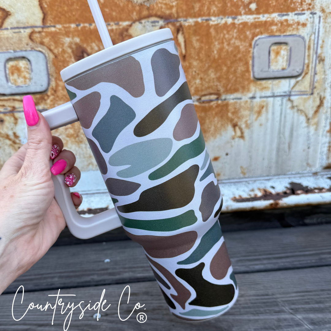 Duck Camo 40oz Insulated Tumbler Cup