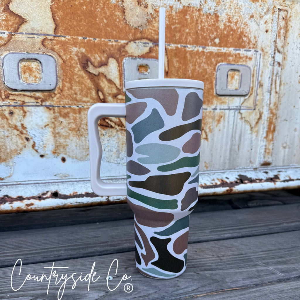 Duck Camo 40oz Insulated Tumbler Cup