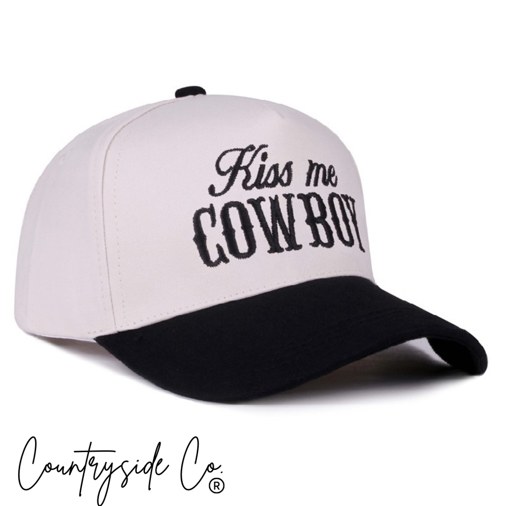 Kiss Me Cowboy Trucker Hat