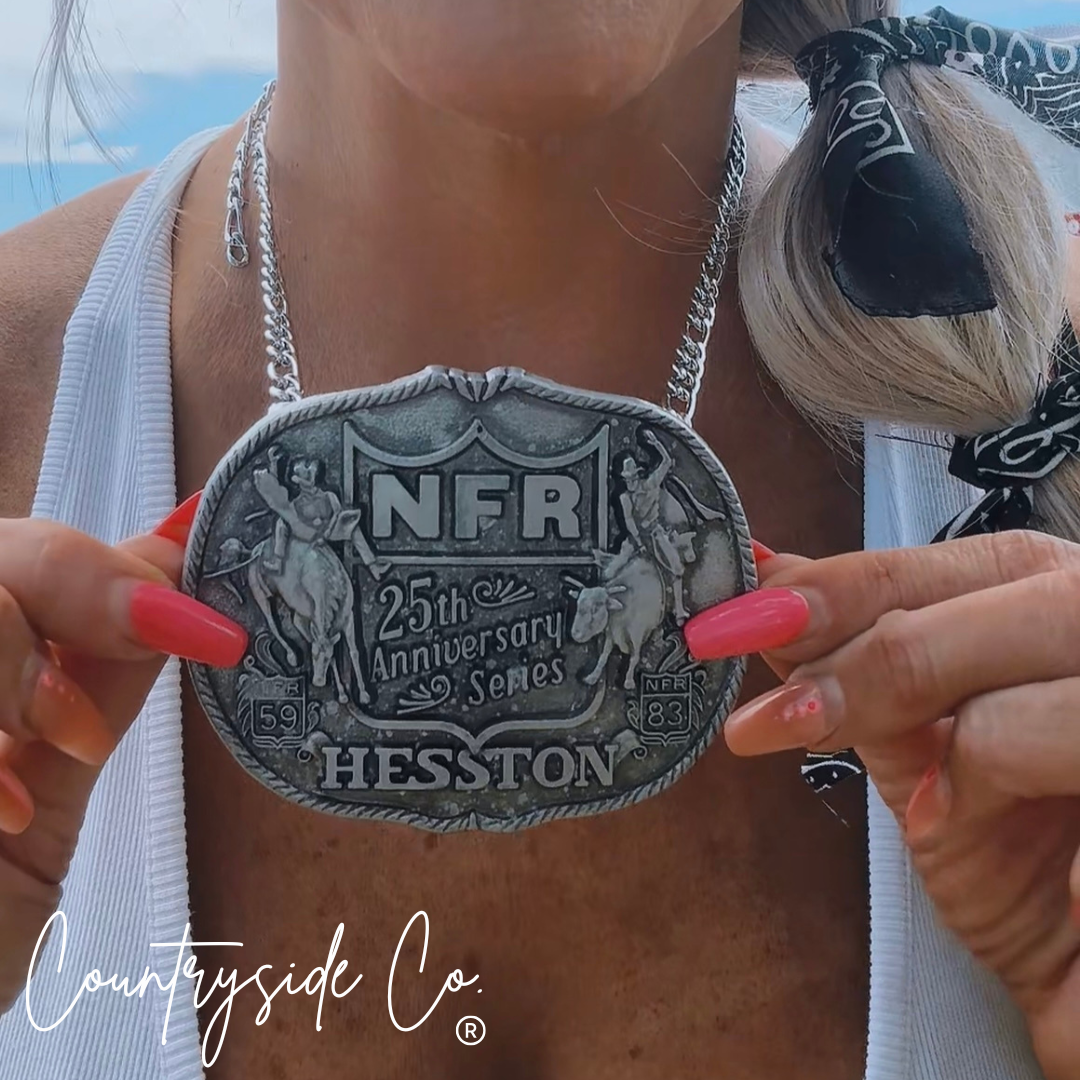 Vintage NFR Buckle Necklace