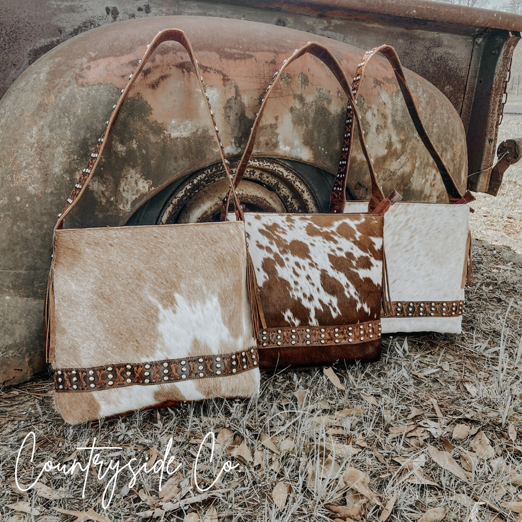 Couture Cowgirl Cowhide Leather Purse