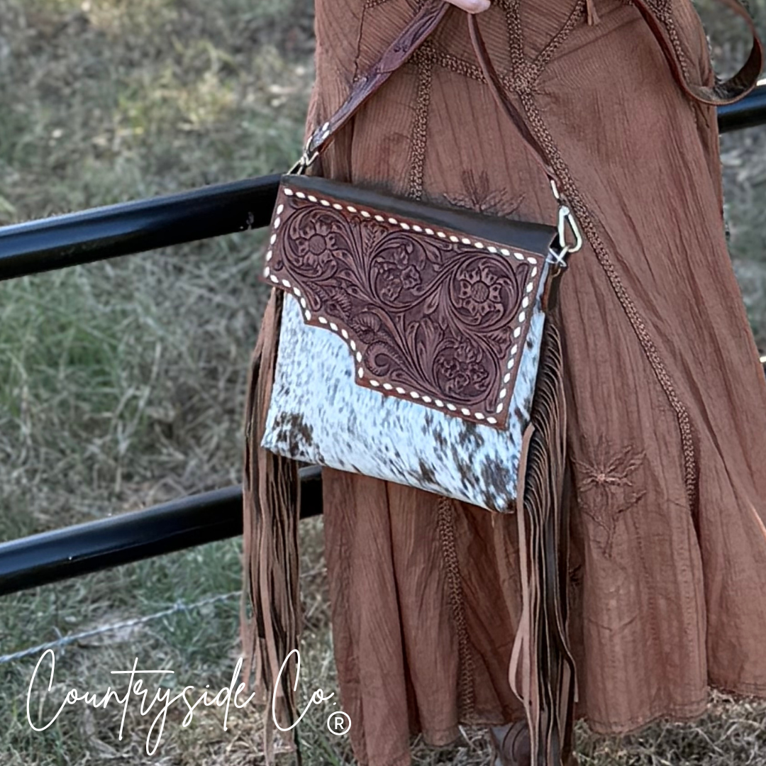 Georgia Conceal Carry Tooled Leather Purse