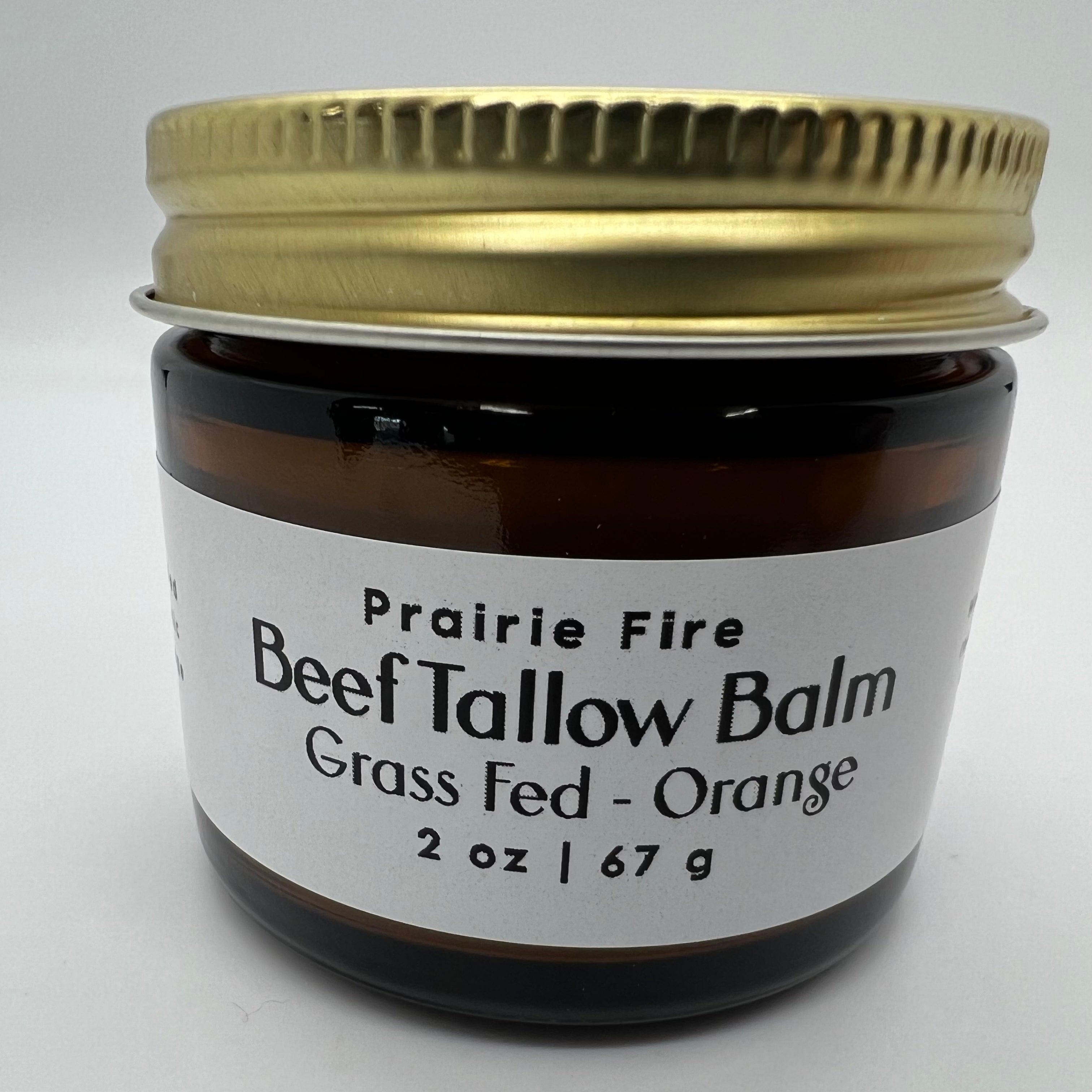 Grass Fed Beef Tallow Balm - 2 oz - Grown and Made in USA - Organic Grass Fed and Finished Tallow - Moisturizing Skin Care