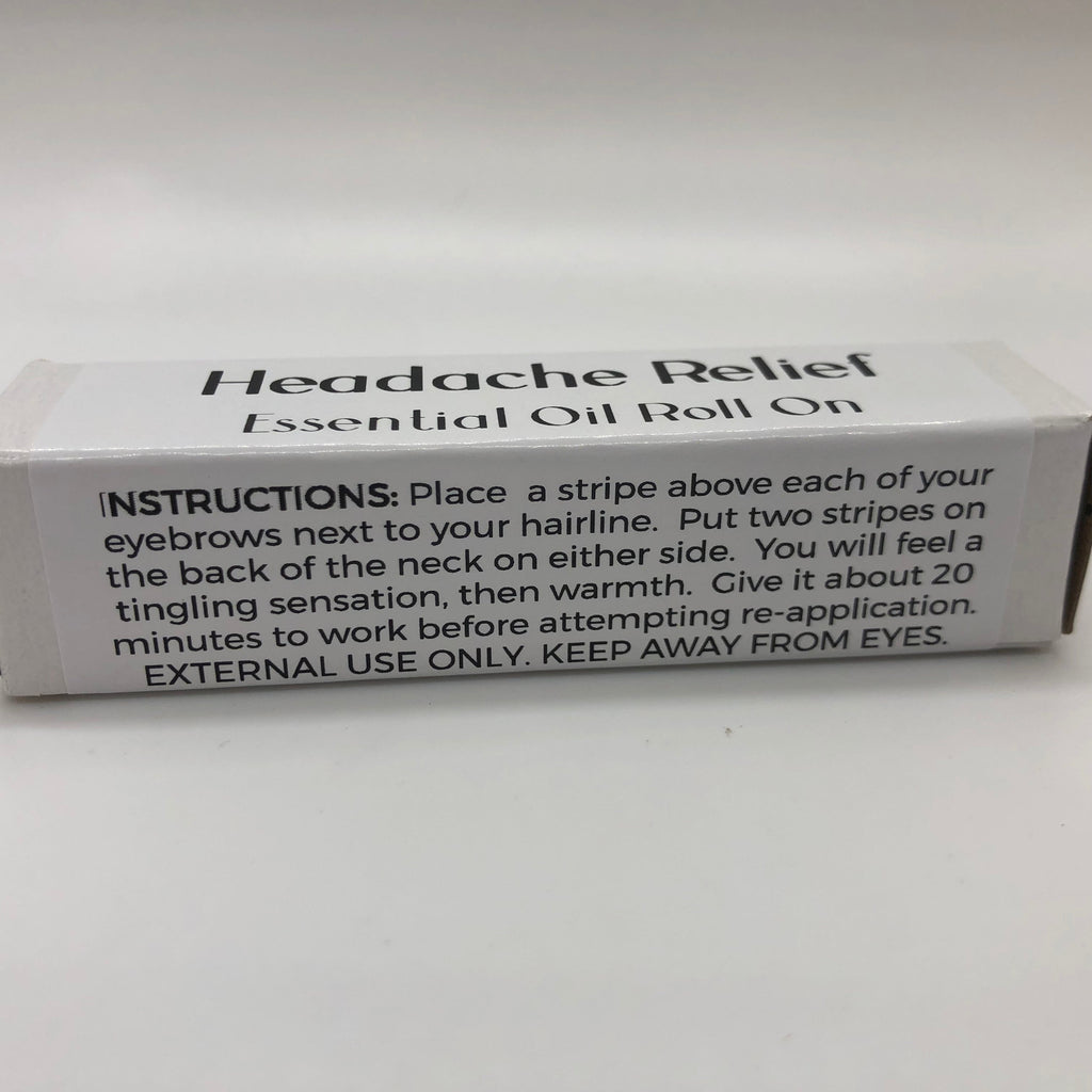 Lavender Peppermint Essential Oil Roll On Headache Relief Stick