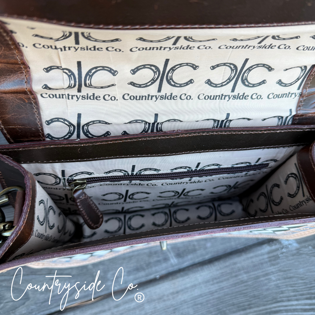 Zadie Tooled Leather Concealed Carry Handbag